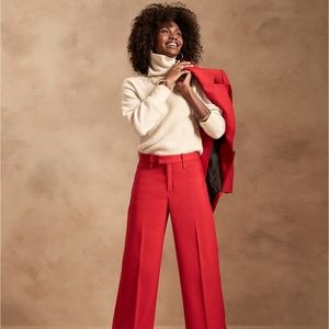 Banana Republic Sunset Red Blake Pants